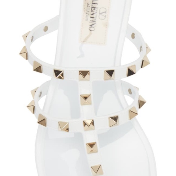 Valentino rockstud jelly sandals! Never worn, NEW with box!